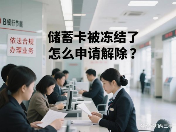 股票配资交流平台 储蓄卡被冻结了怎么申请解除？从风控到司法，全面解析解冻攻略！