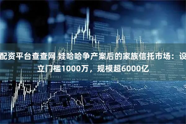 配资平台查查网 娃哈哈争产案后的家族信托市场：设立门槛1000万，规模超6000亿